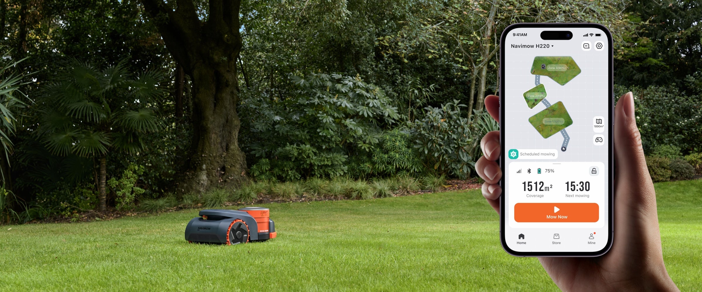 Navimow H220 robot lawn mower