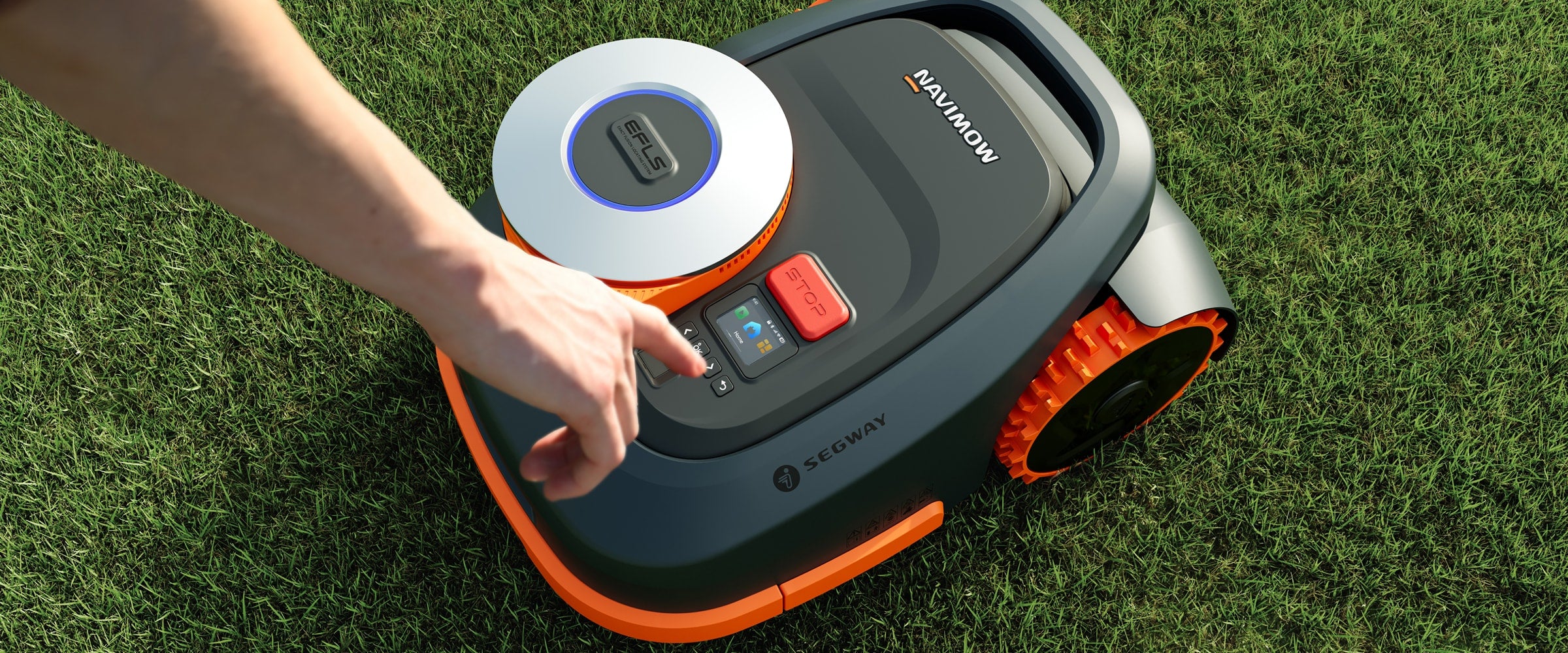 Segway Navimow robot lawn mower.