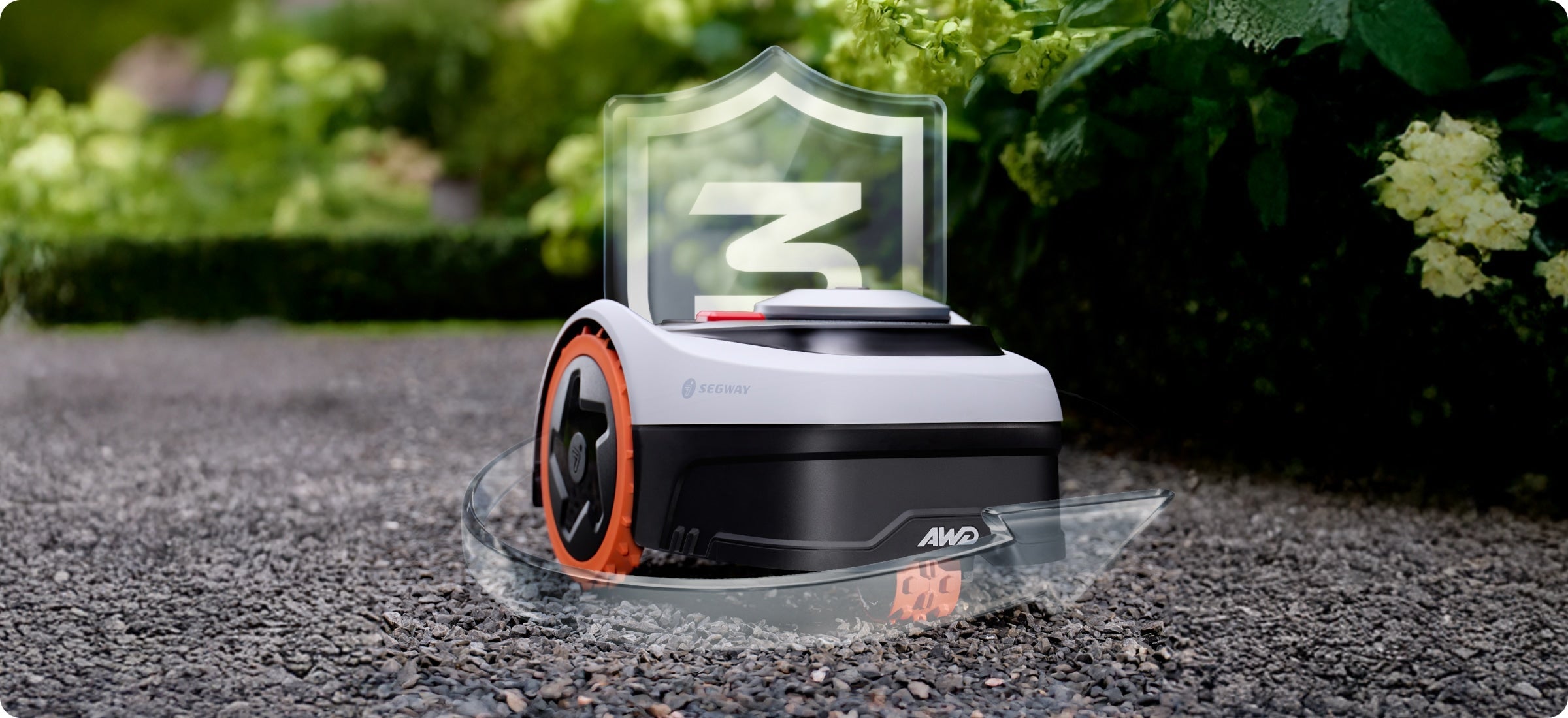 Segway Navimow i110N robot lawn mower with three year warranty.
