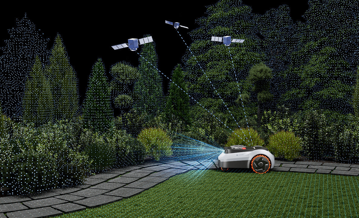 Navimow i210 LiDAR Pro automatinis žemėlapio sudarymas